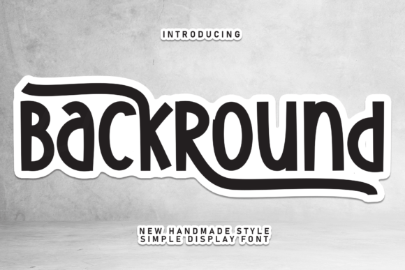Backround: A Friendly Handwritten Font That Elevates Real Small Business Branding