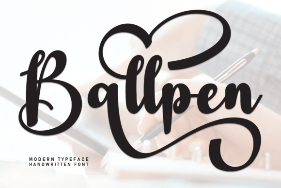 Ballpen: A Sweet, Friendly Handwritten Display Font