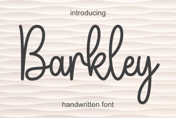 Barkley: A Friendly Handwritten Font for Thoughtful Design