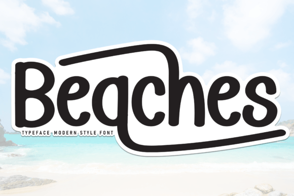 Beaches Handwritten Font for Crafters & Small Shop Owners