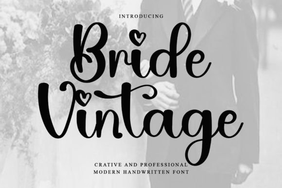 Bride Vintage: A Handwritten Font That Elevates Your Brand