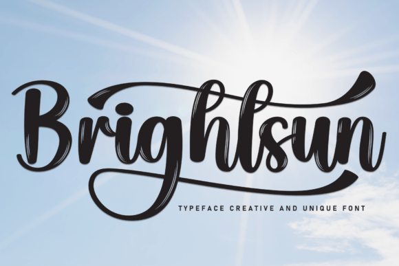 Brightsun: A Handwritten Font That Feels Human, Not Hectic