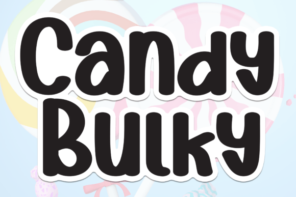 Candy Bulky: A Handwritten Font That Feels Like a Warm Hello
