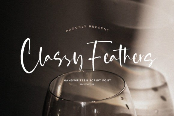 Classy Feathers: An Elegant Script Font for Editorial Design