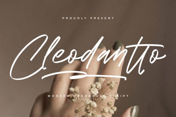 Cleodantto: A Refined Script Font for Digital Branding