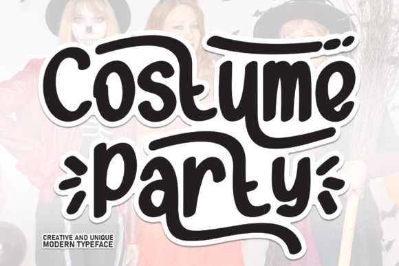 Costume Party Font: Sweet, Friendly Handwritten Charm for Makers