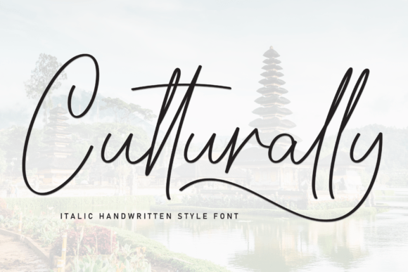 Culturally: A Distinctive Script Font for Editorial Design