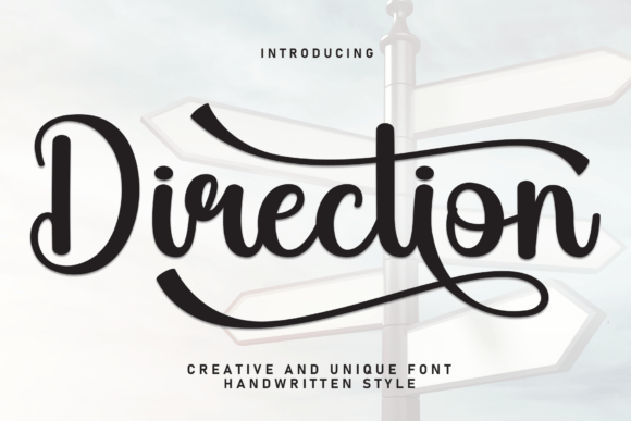 Direction: A Sweet, Friendly Handwritten Typeface for Thoughtful Design