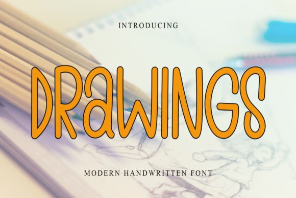 Drawings: A Handwritten Font That Breathes Quiet Confidence