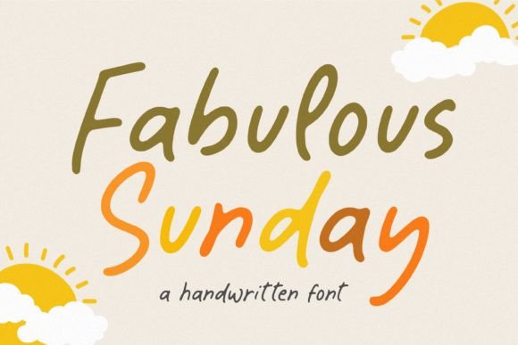 Fabulous Sunday: A Handwritten Font That Builds Trust