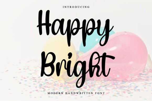 Happy Bright: A Timeless Handwritten Font for Editorial Design