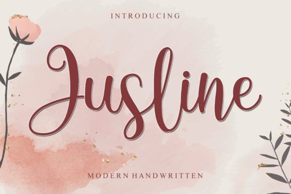 Jusline: A Handwritten Font with Editorial Grace