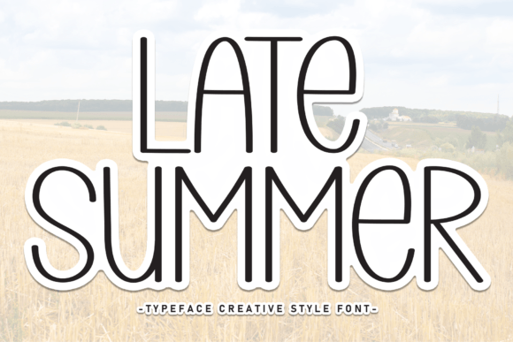 Late Summer Font: Sweet Handwritten Charm for Crafters