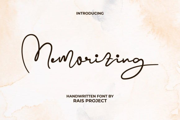 Memorizing Font: A Handwritten Script That Builds Brand Warmth