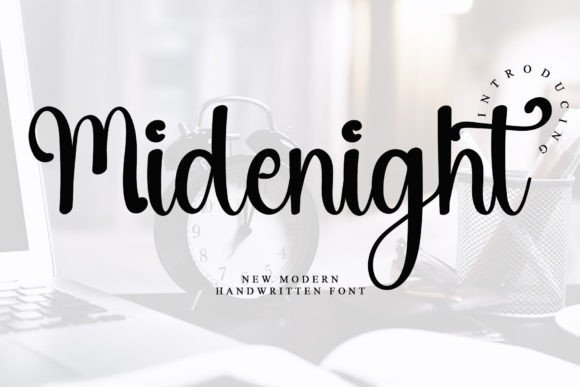 Midenight: A Handwritten Font That Elevates Real Small Business Branding