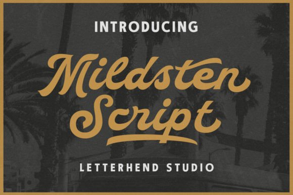 Mildsten: A Thoughtful Script Font for Editorial Warmth