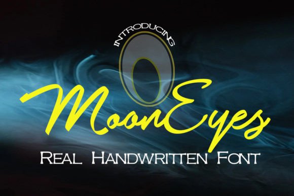 Mooneyes: A Refined Script Font for Thoughtful Branding