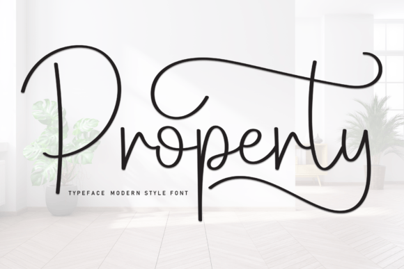 Property: A Premium Script Font That Elevates Your Brand