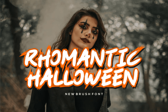 Rhomantic Halloween Font: Spine-Tingling Script for Craft & Printables