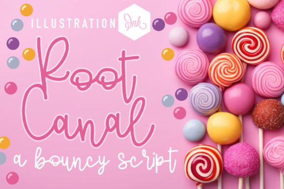 Root Canal Font: Bouncy Handwritten Charm for Crafters