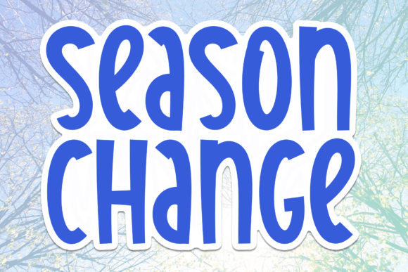 Season Change: A Handwritten Font That Feels Like a Thoughtful Pause