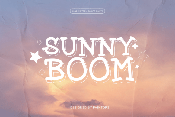 Sunny Boom: A Handmade Script Font That Feels Like Summer in Ink