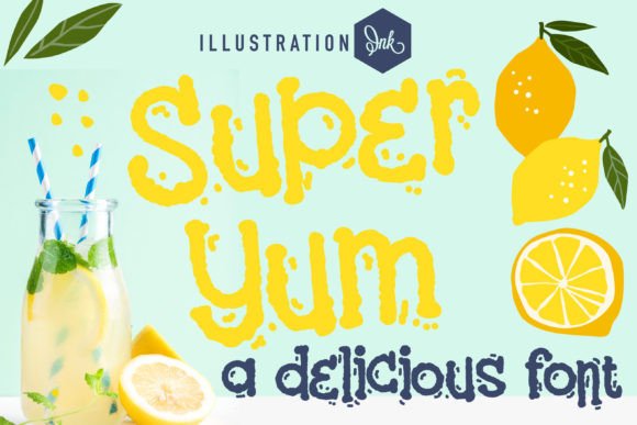 Super Yum: A Hand-Crafted Script Font with Warmth and Rhythm