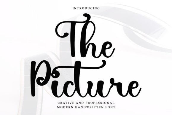 The Picture: A Handwritten Font That Elevates Real Small Business Branding