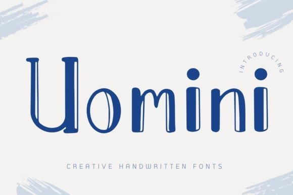 Uomini: A Friendly Handwritten Display Font for Digital Brands