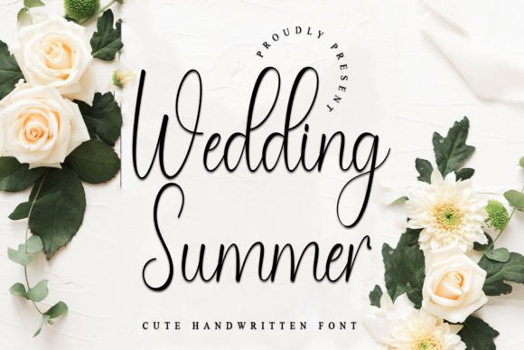 Wedding Summer Font: A Stylish Script for Small Business Branding